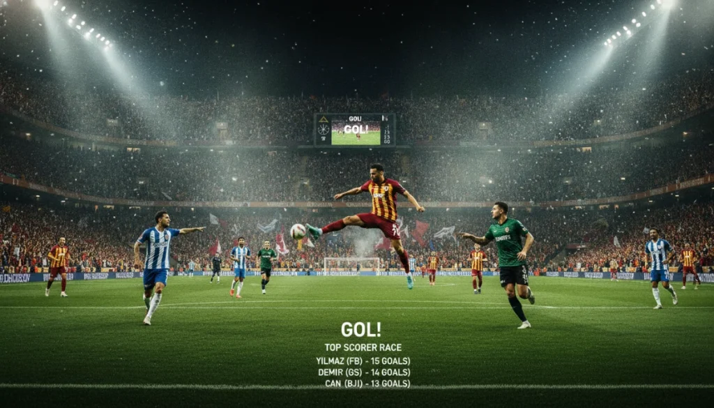 Süper Lig’de Gol Krallığı Savaşı: Zirvenin Yeni Sahibi Kim?