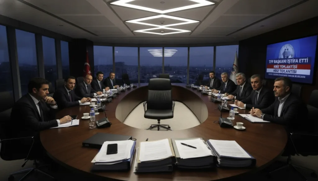 TFF’de Sarsıntı: Mevlüt Aktan’ın İstifası ve Türk Futbolundaki Derin Kriz